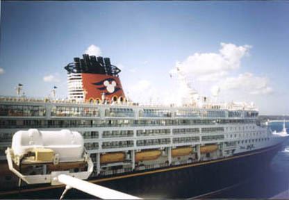 Disney boat side view