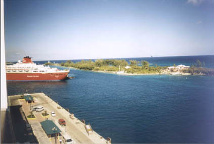 Another view of Nassau harbor